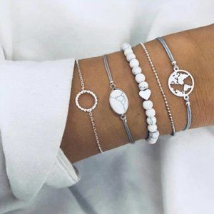 Marble Bracelet Set